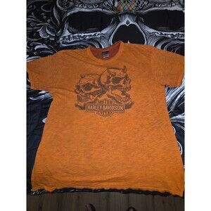 2017 XL Harley Davidson Motorcycles Daytona Beach Skulls T Shirt